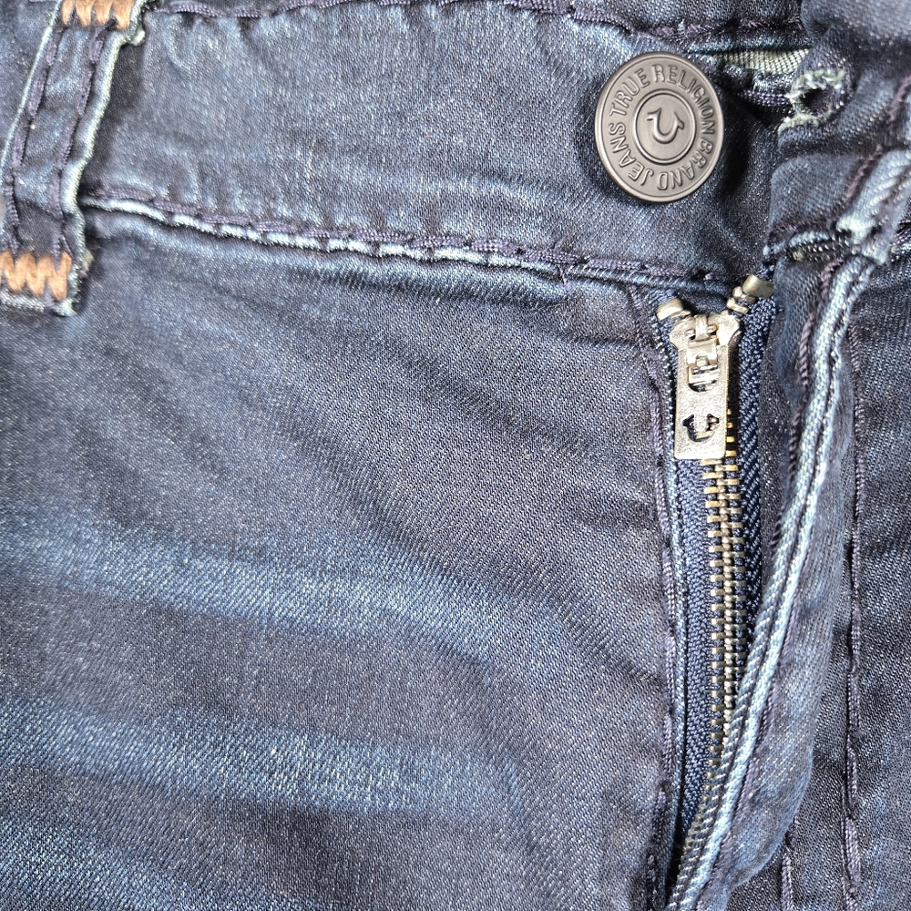 True Religion Dark Blue Skinny Jeans - Picture 5 of 16